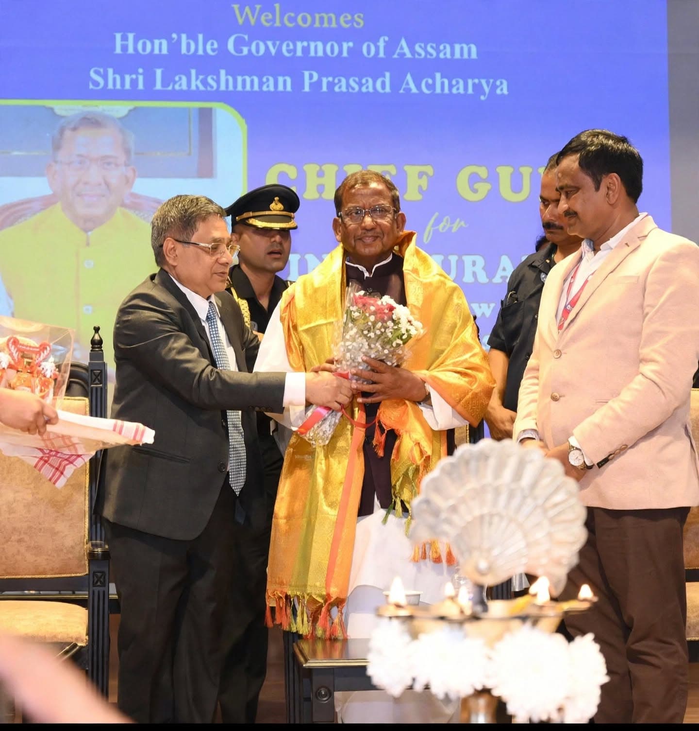 Dr. Pankaj Lochan Sarma at Inauguration